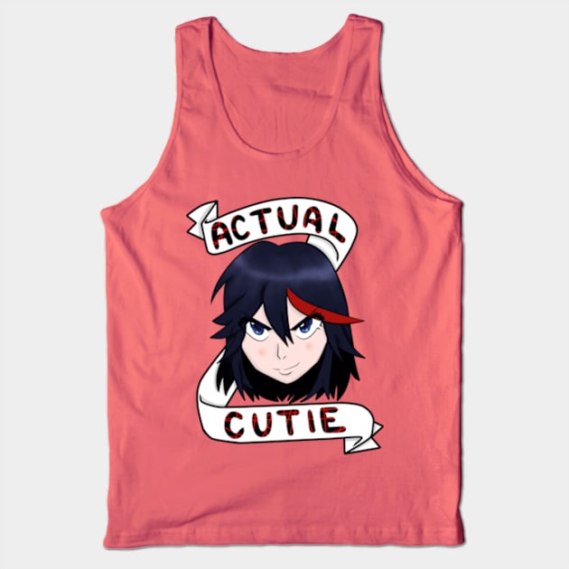 Actual Cutie Tank Top by jjocd